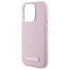 Karl Lagerfeld KLHMP15LPGMSRPP iPhone 15 Pro 6.1 różowy/pink hardcase FW Metal Plate MagSafe